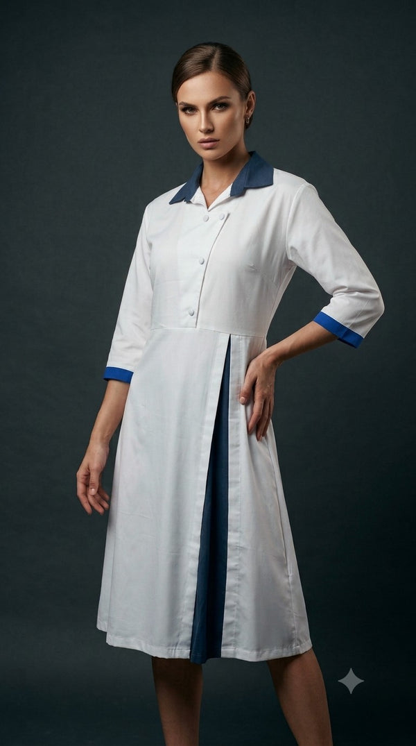 Front-Split Tunic Dress WK-692