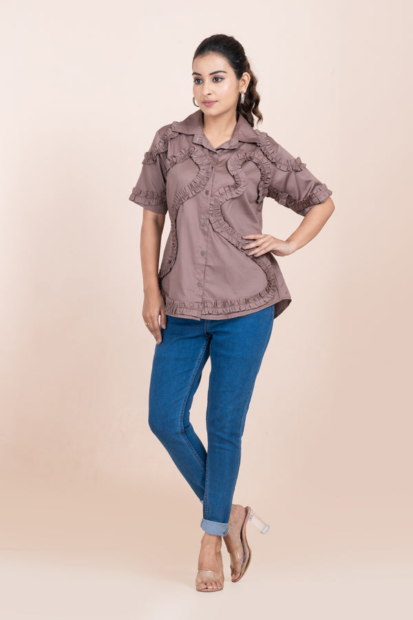 RUFFLE SHIRT
