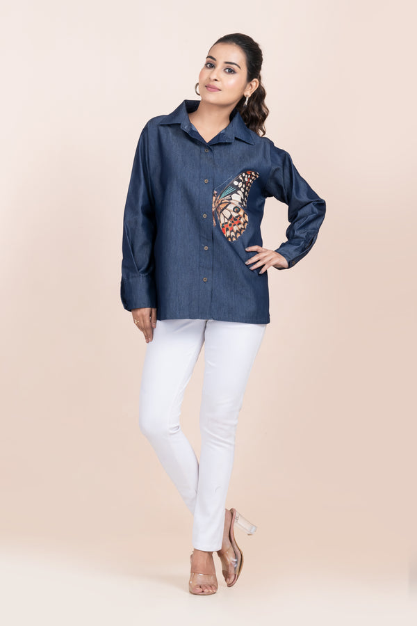 BUTTERFLY- DENIM SHIRT