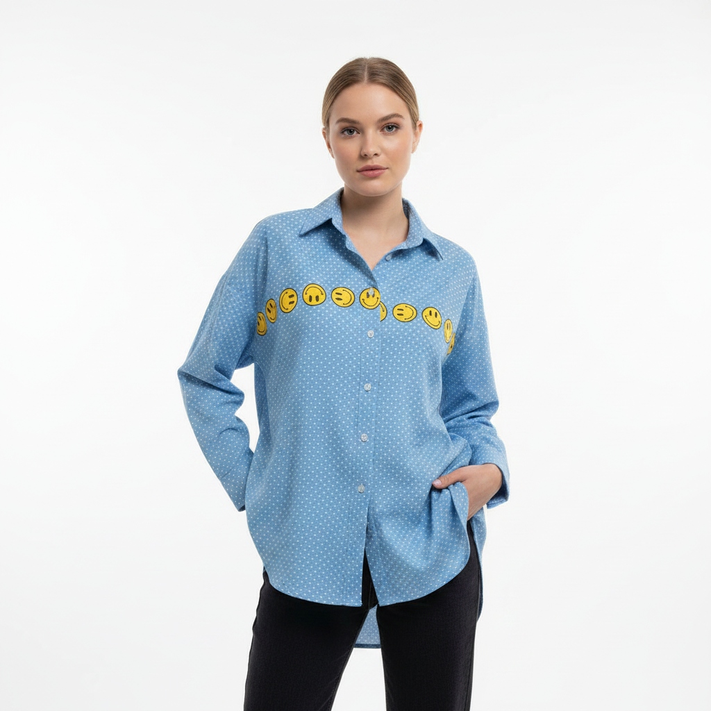 Cheerful Smiles Casual Shirt