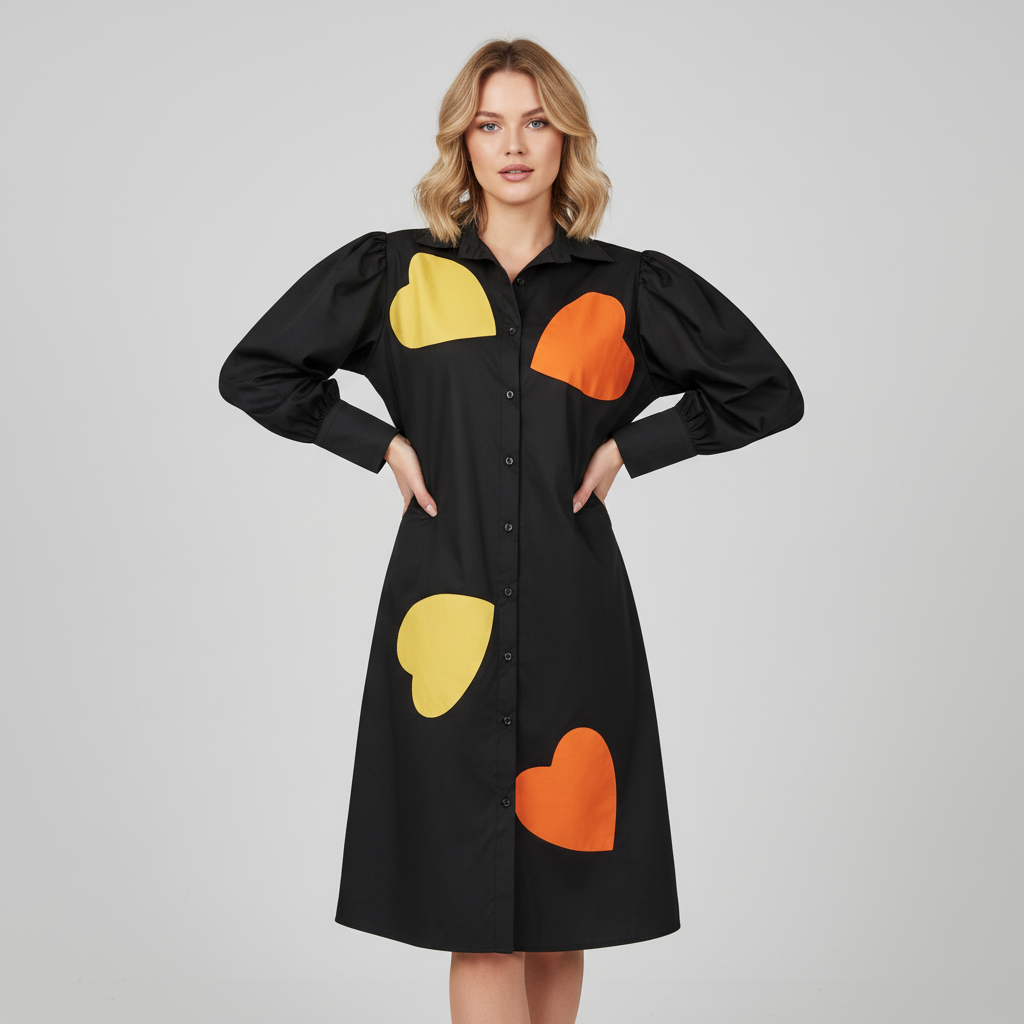 V-Yoke Overlay Maxi Dress