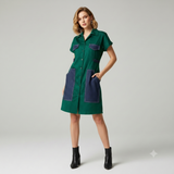 Sage & Denim Utility Cargo dress WK-681