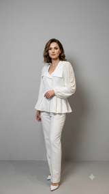 Dream Beaded Fringe Blazer Co-Ord Set WK-703