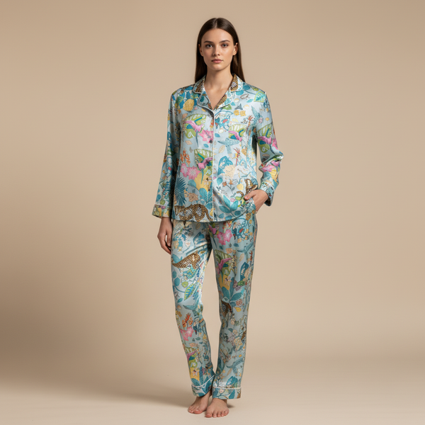 Tropical Cheetah Print Nightsuit