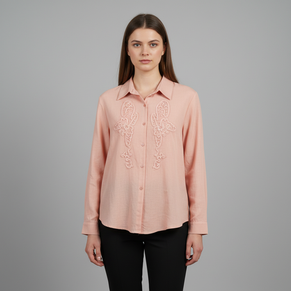 Soft Peach Pink Shirt