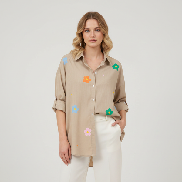 Beige Light Tan Shirt