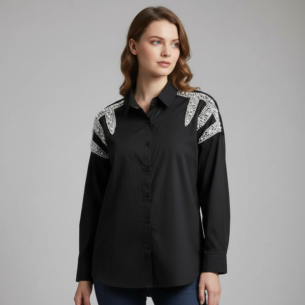 Stylish Black Designer Shirt