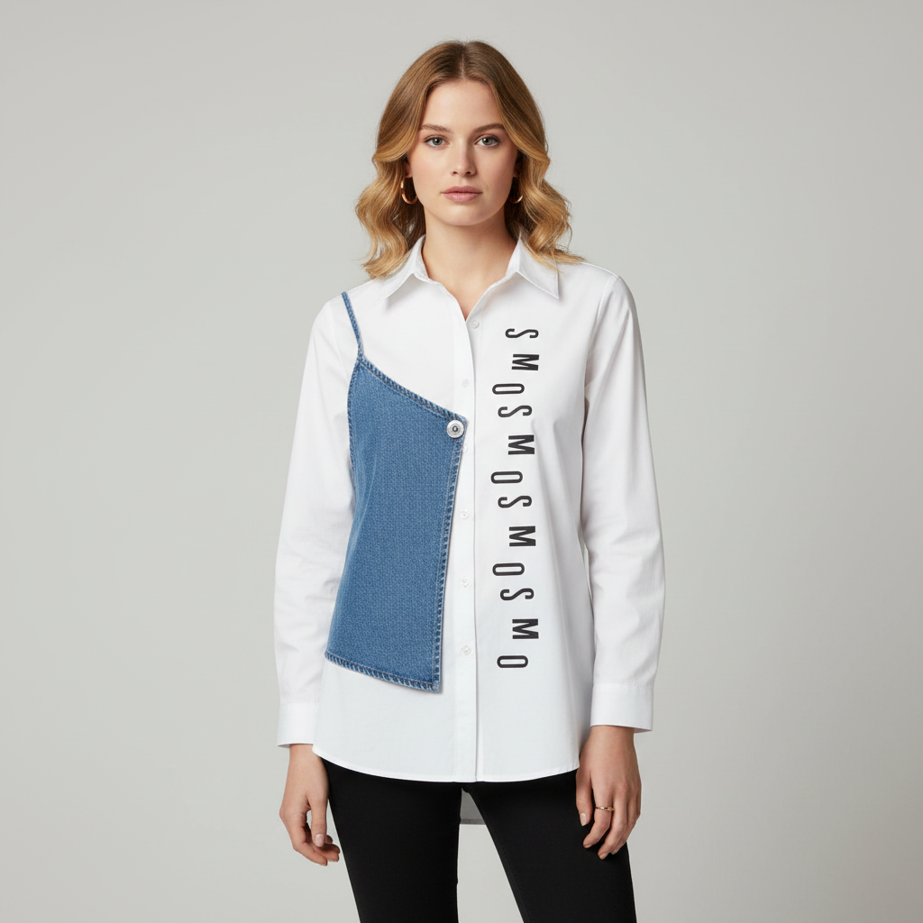 White Denim Shirt