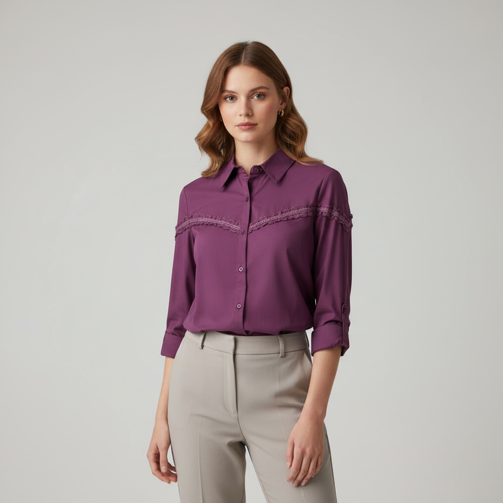 Violet Stylish Shirt